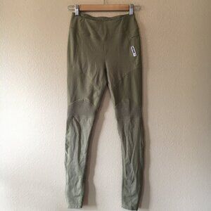 Gymshark Leggings True Texture S Washed Khaki High Waist Small